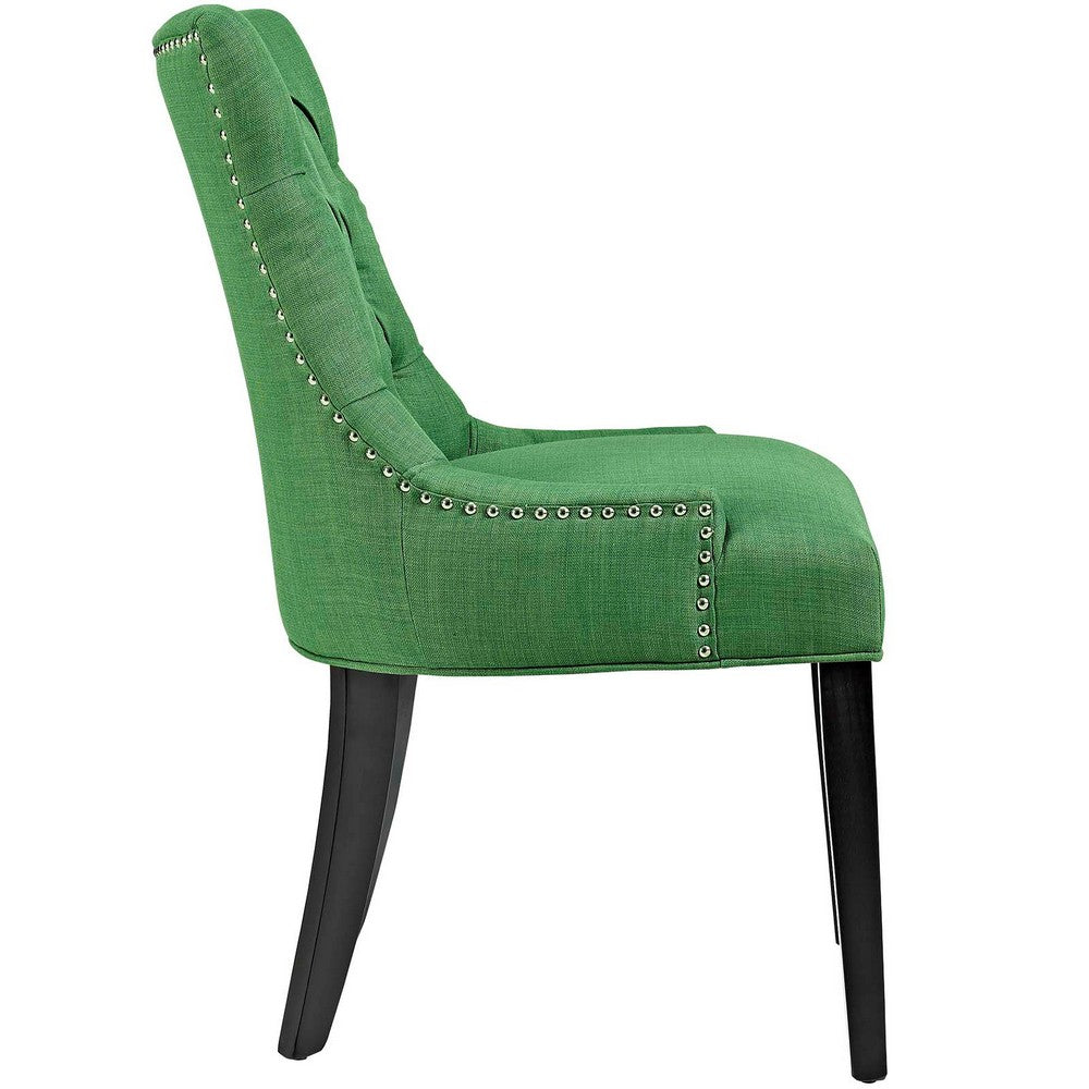 Regent Fabric Dining Chair, Kelly Green - No Shipping Charges