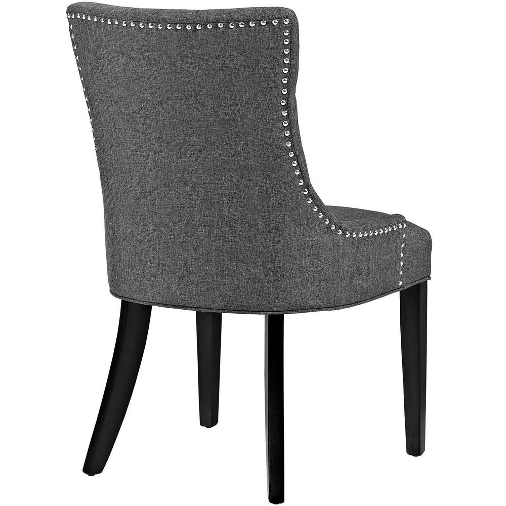 Regent Fabric Dining Chair, Gray - No Shipping Charges