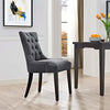Regent Fabric Dining Chair, Gray - No Shipping Charges