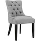 Regent Fabric Dining Chair, Light Gray - No Shipping Charges