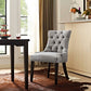 Regent Fabric Dining Chair, Light Gray - No Shipping Charges