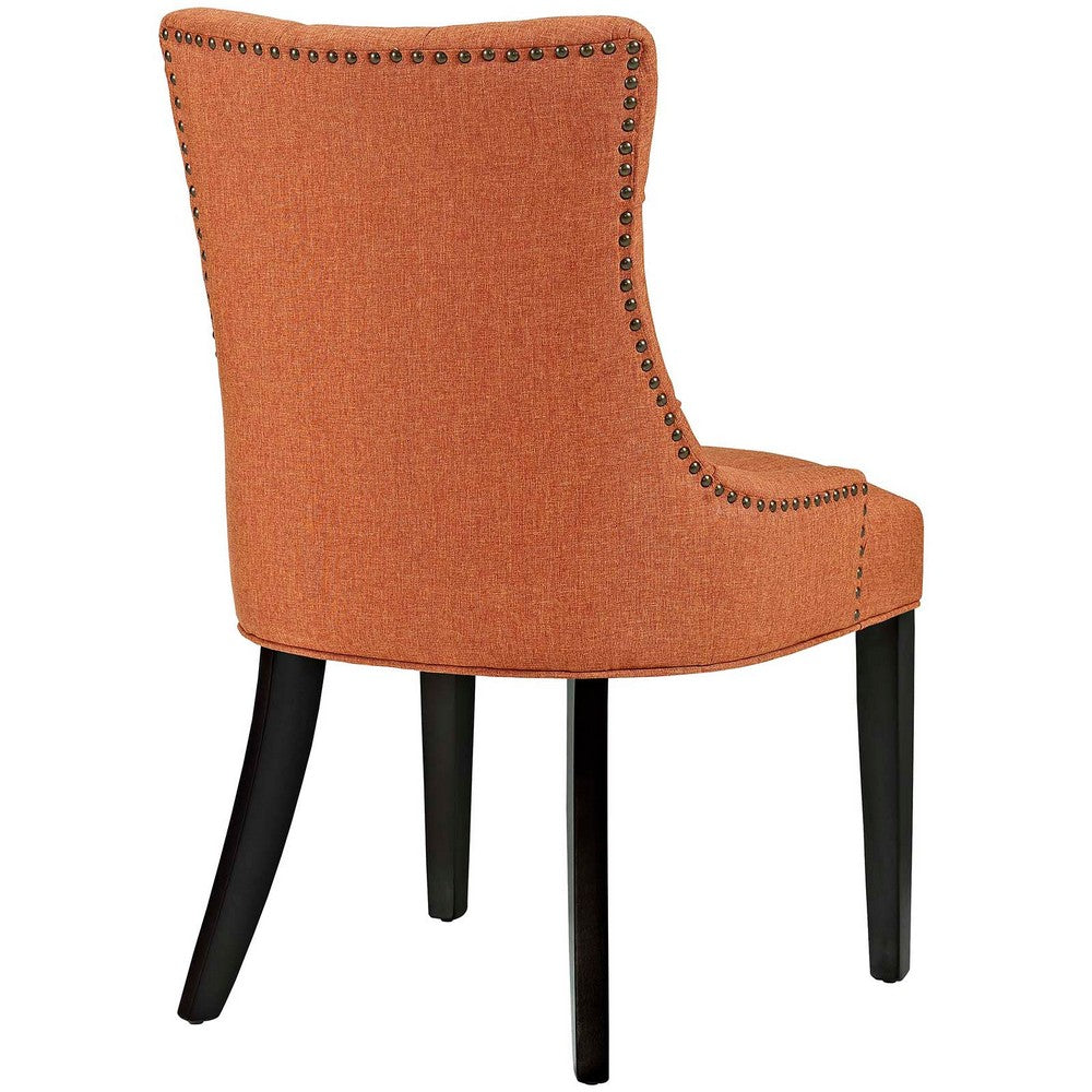 Regent Tufted Fabric Dining Chair by Modway| Orange
