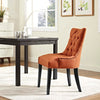 Regent Tufted Fabric Dining Chair by Modway| Orange