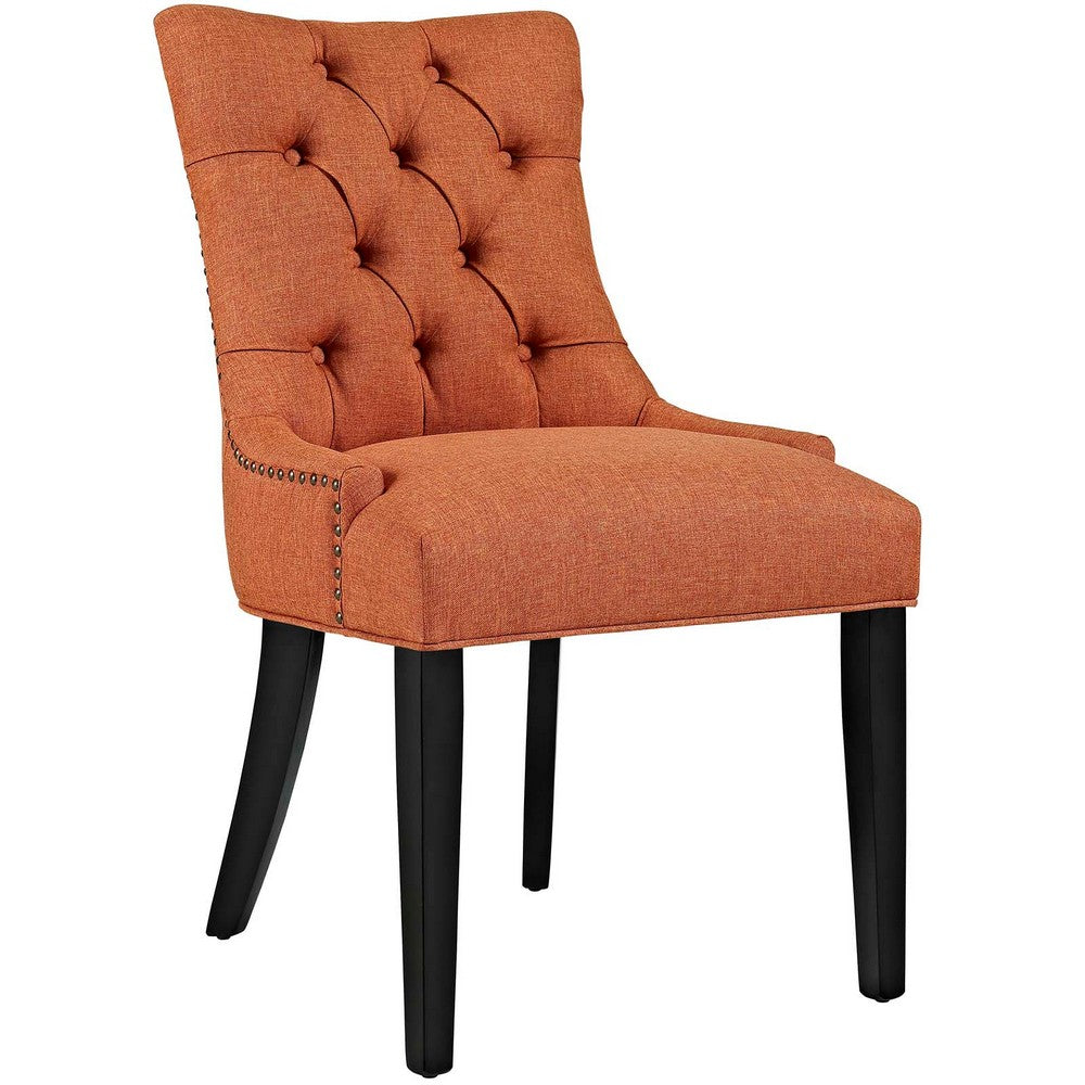 Regent Tufted Fabric Dining Chair by Modway| Orange