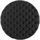 Amour Upholstered Vinyl Ottoman Black - No Shipping Charges MDY-EEI-2224-BLK