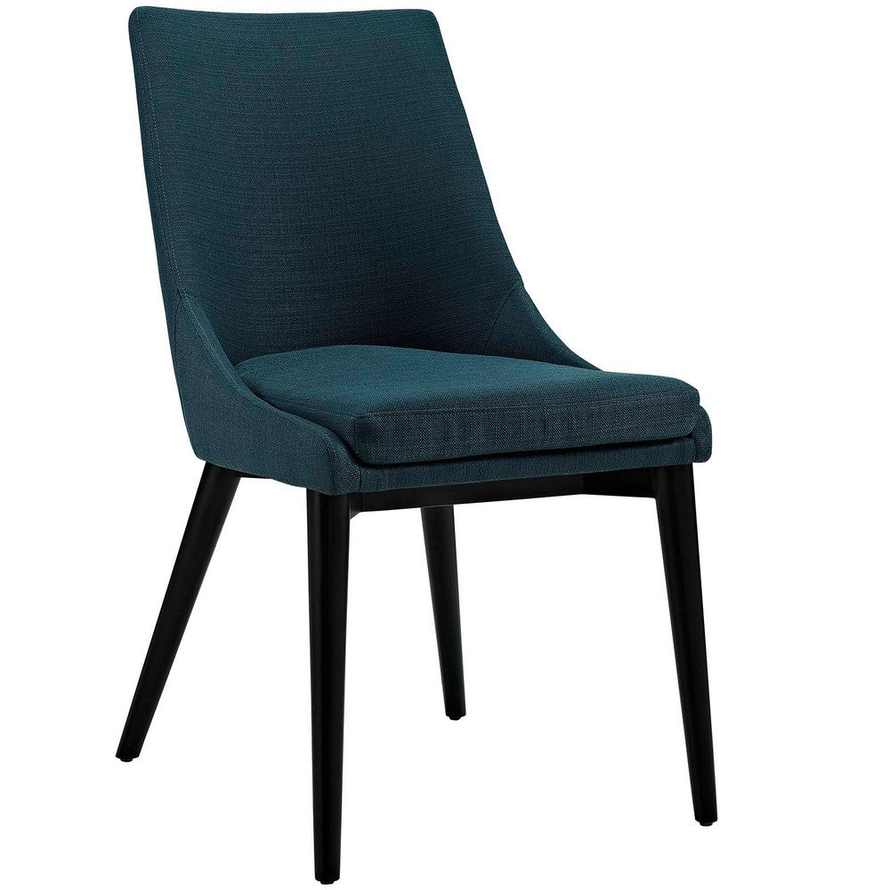 Viscount Fabric Dining Chair, Azure  - No Shipping Charges