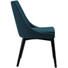 Viscount Fabric Dining Chair, Azure  - No Shipping Charges