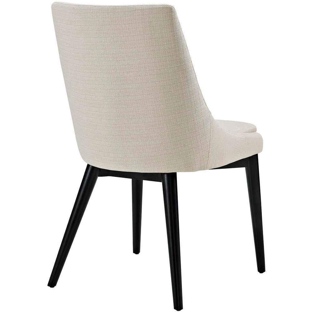 Viscount Fabric Dining Chair, Beige  - No Shipping Charges