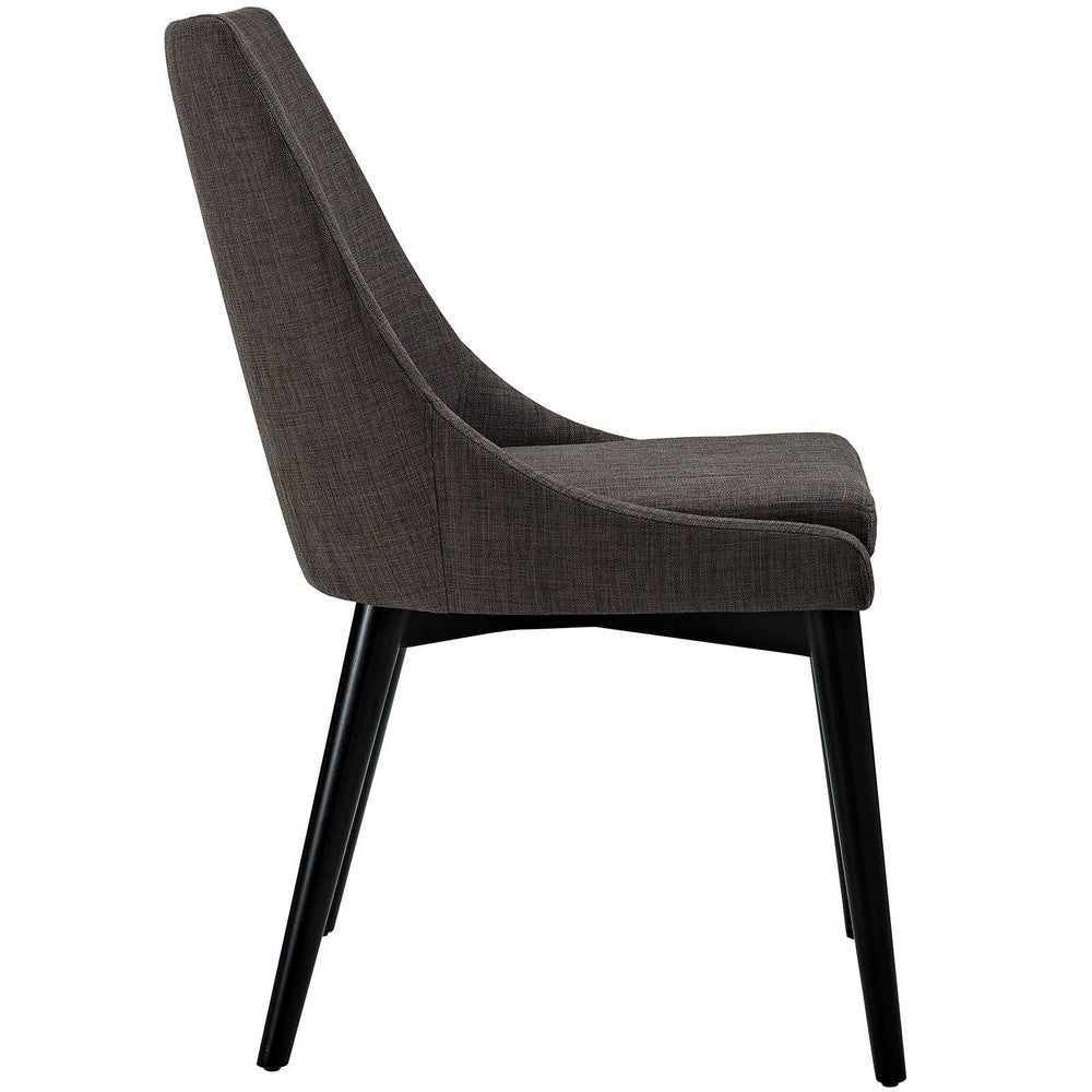 Viscount Fabric Dining Chair by Modway| Brown
