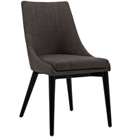 Viscount Fabric Dining Chair by Modway| Brown
