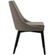 Viscount Fabric Dining Chair by Modway| Granite