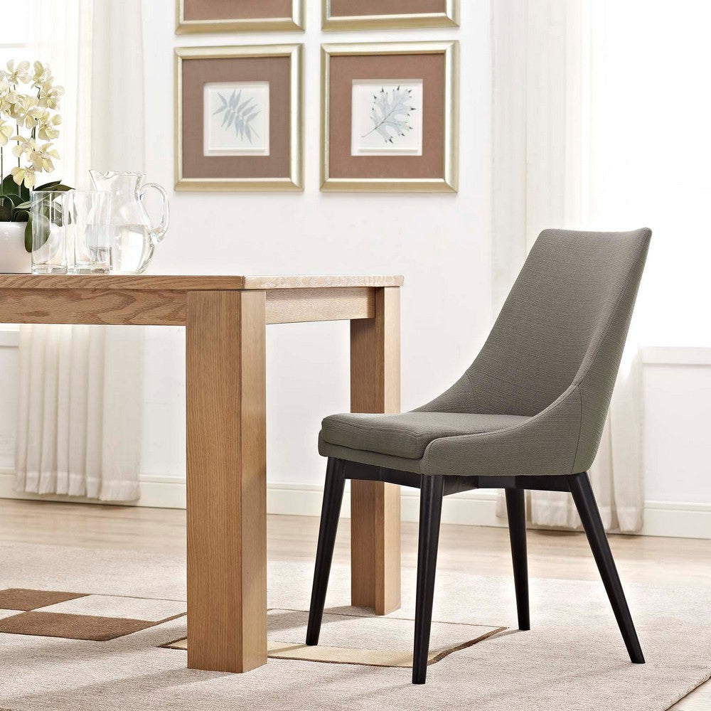 Viscount Fabric Dining Chair, Granite - No Shipping Charges