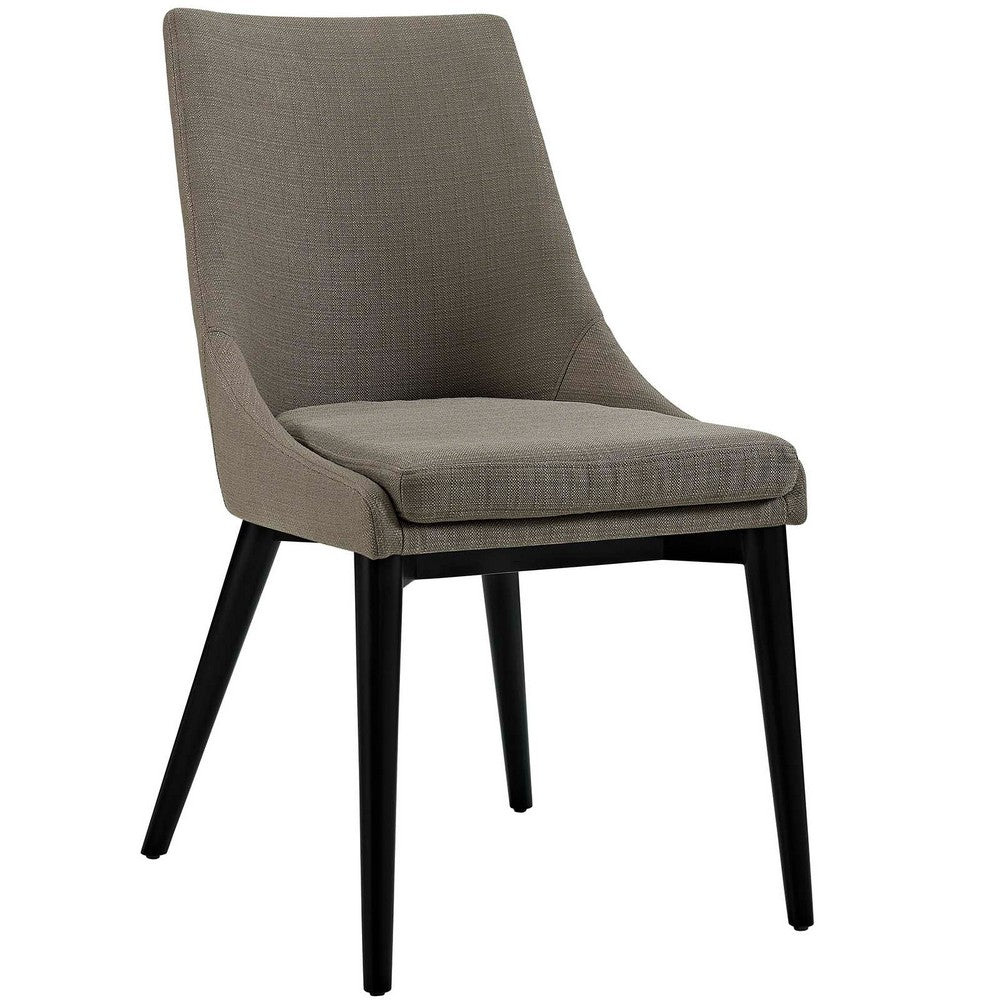 Viscount Fabric Dining Chair, Granite - No Shipping Charges