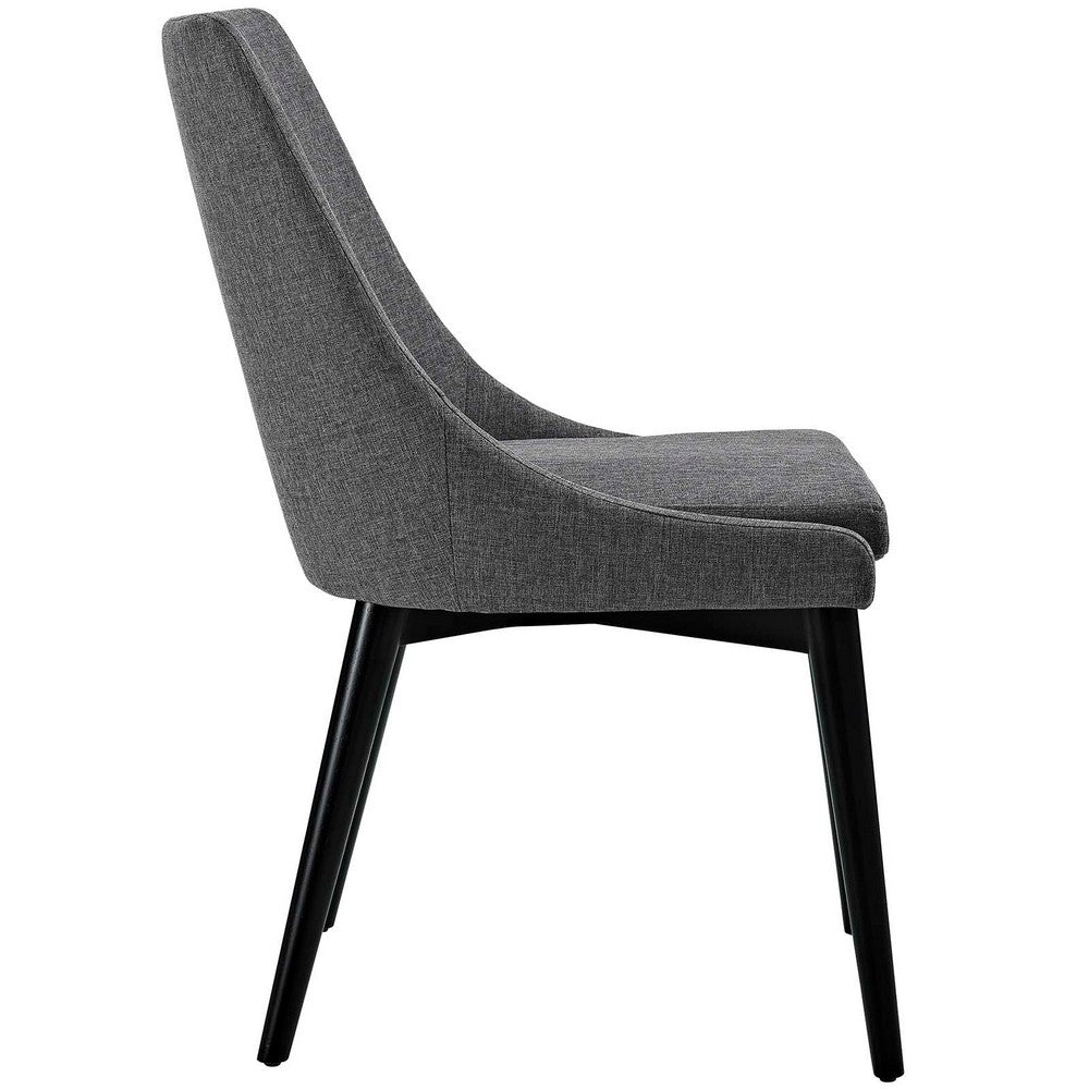 Viscount Fabric Dining Chair, Gray  - No Shipping Charges