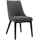 Viscount Fabric Dining Chair, Gray  - No Shipping Charges