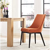 Modway Viscount Fabric Dining Chair, Orange