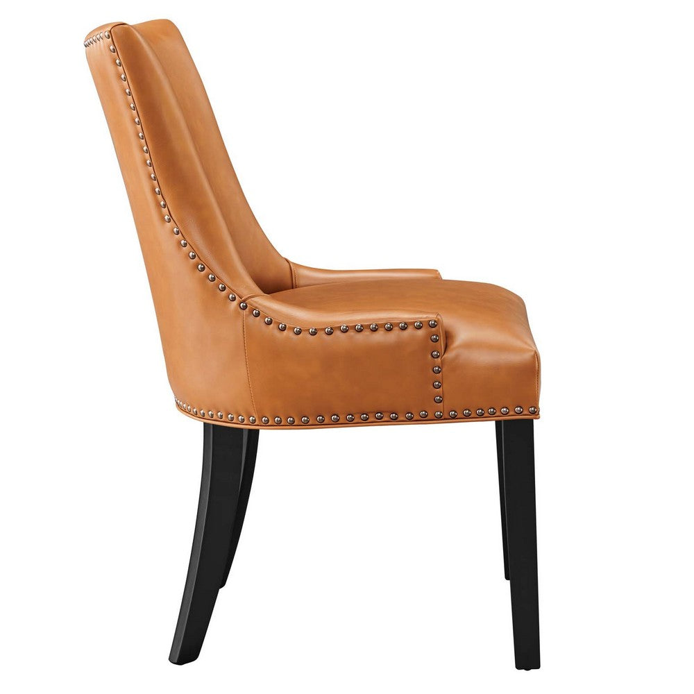 Marquis Vegan Leather Dining Chair - No Shipping Charges