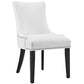 Marquis Faux Leather Dining Chair, White  - No Shipping Charges