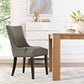 Marquis Fabric Dining Chair, Granite  - No Shipping Charges