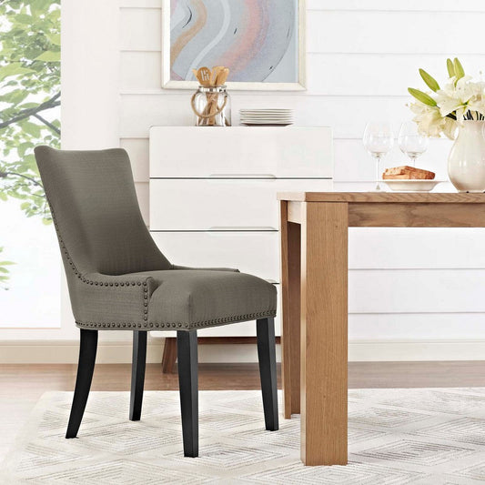 Marquis Fabric Dining Chair, Granite  - No Shipping Charges