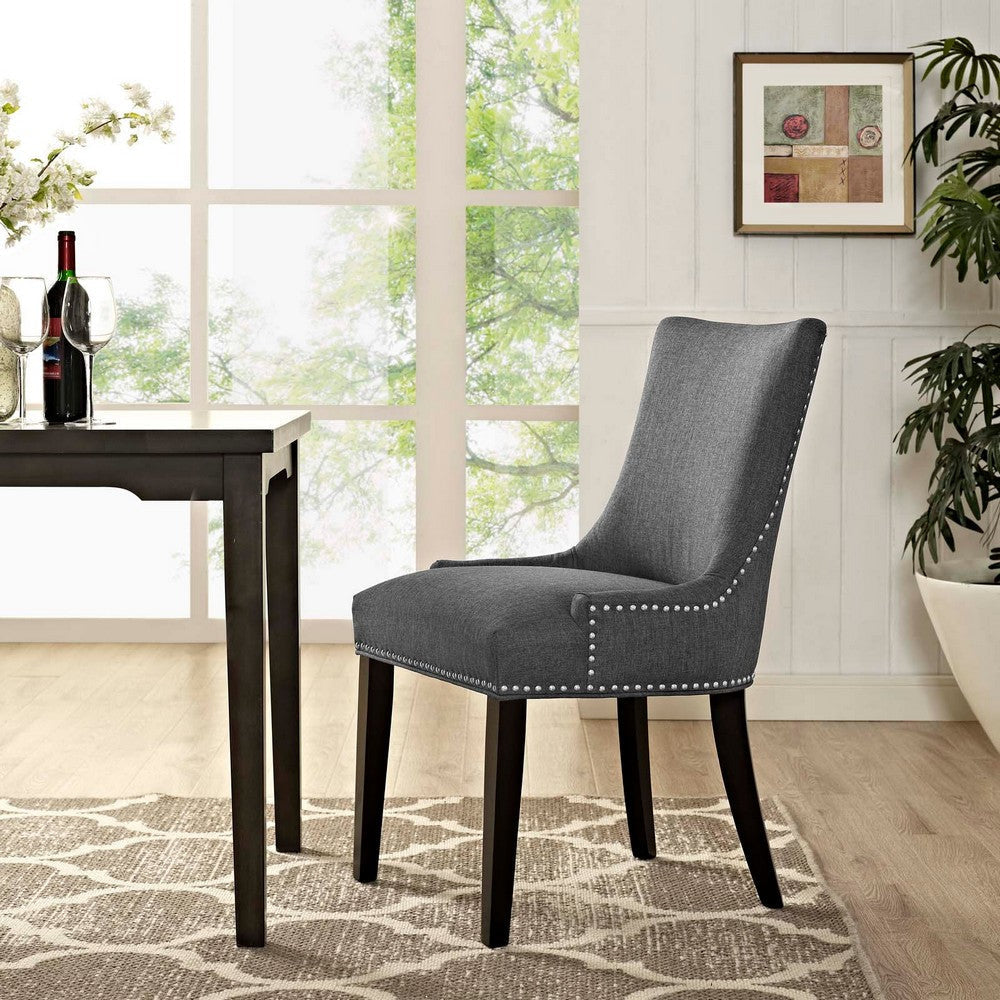 Marquis Fabric Dining Chair, Gray  - No Shipping Charges