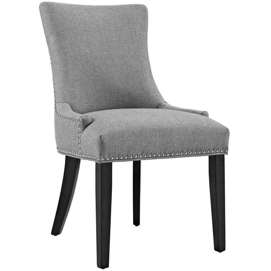 Marquis Fabric Dining Chair, Light Gray - No Shipping Charges