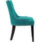 Marquis Fabric Dining Chair, Teal - No Shipping Charges