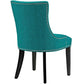 Marquis Fabric Dining Chair, Teal - No Shipping Charges