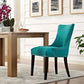 Marquis Fabric Dining Chair, Teal - No Shipping Charges