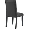 Duchess Vinyl Dining Chair, Black - No Shipping Charges