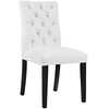 Duchess Vinyl Dining Chair, White - No Shipping Charges