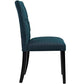 Duchess Fabric Dining Chair, Azure - No Shipping Charges