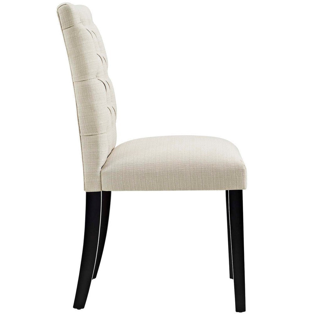 Duchess Fabric Dining Chair, Beige - No Shipping Charges