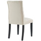 Duchess Fabric Dining Chair, Beige - No Shipping Charges