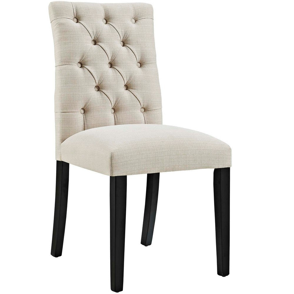 Duchess Fabric Dining Chair, Beige - No Shipping Charges