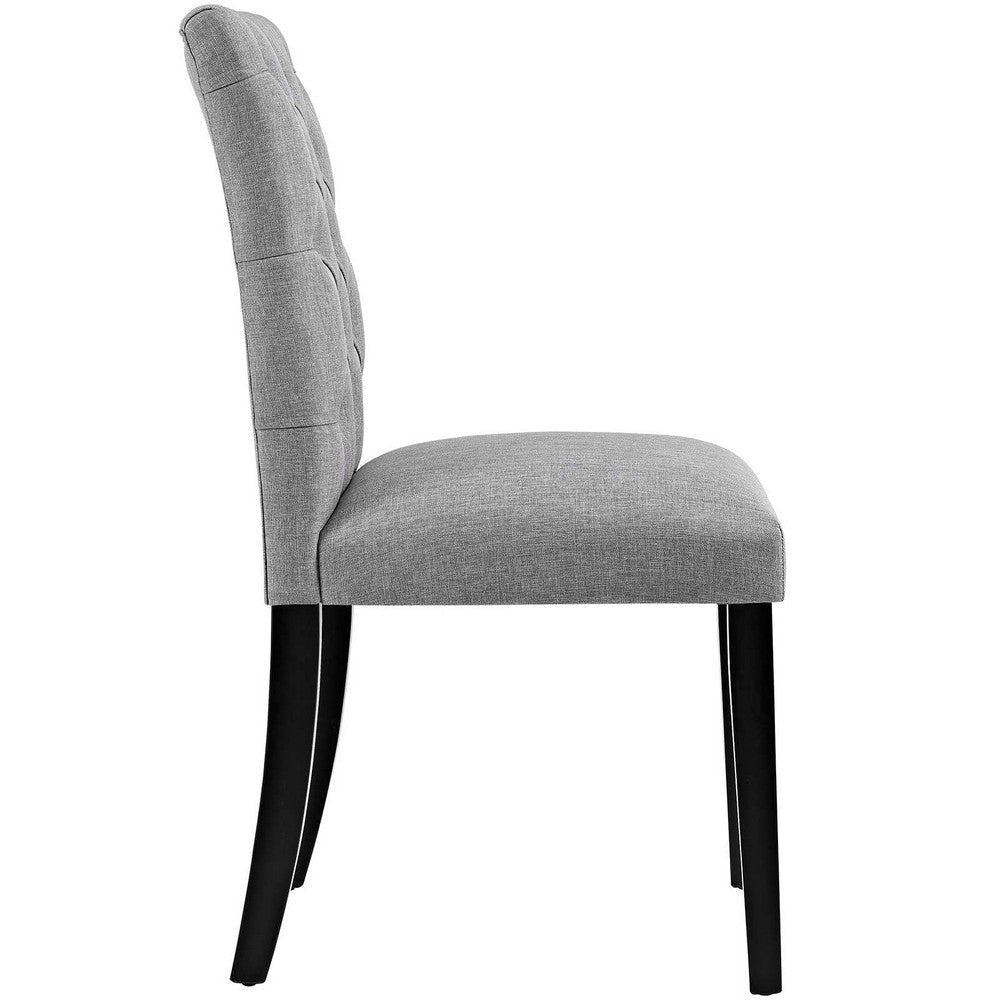 Duchess Fabric Dining Chair, Light Gray - No Shipping Charges