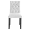 Duchess Button Tufted Fabric Dining Chair  - No Shipping Charges