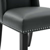 Baron Vegan Leather Dining Chair - No Shipping Charges