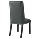 Baron Vegan Leather Dining Chair - No Shipping Charges MDY-EEI-2232-GRY