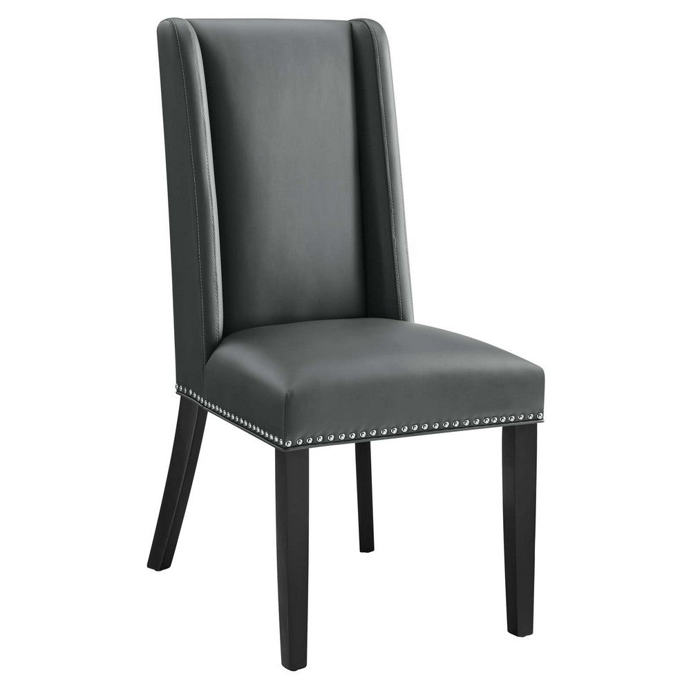 Baron Vegan Leather Dining Chair - No Shipping Charges