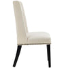 Baron Fabric Dining Chair, Beige - No Shipping Charges