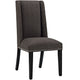Baron Fabric Dining Chair by Modway| Brown