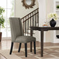 Baron Fabric Dining Chair, Granite - No Shipping Charges