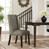 Baron Fabric Dining Chair, Granite - No Shipping Charges