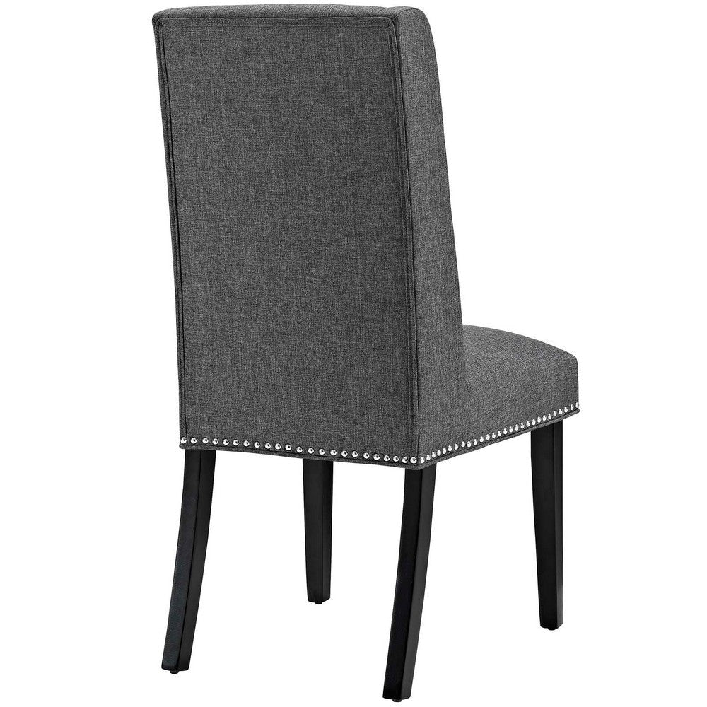 Baron Fabric Dining Chair, Gray - No Shipping Charges