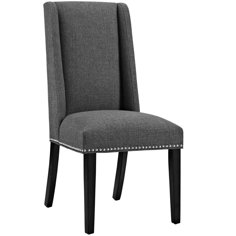 Baron Fabric Dining Chair by Modway| Gray