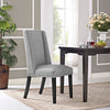 Baron Fabric Dining Chair, Light Gray - No Shipping Charges