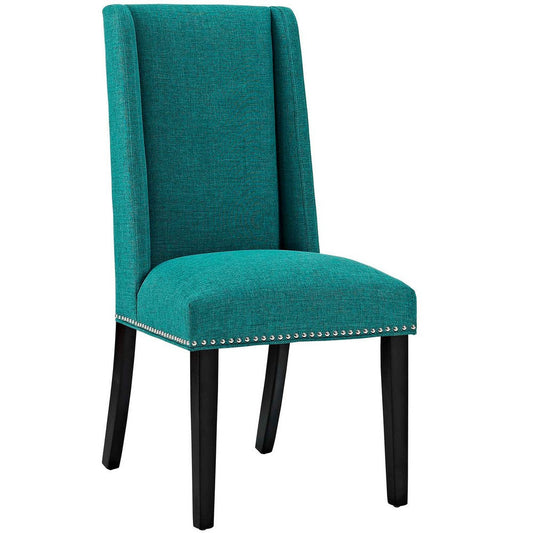 Baron Fabric Dining Chair, Teal - No Shipping Charges
