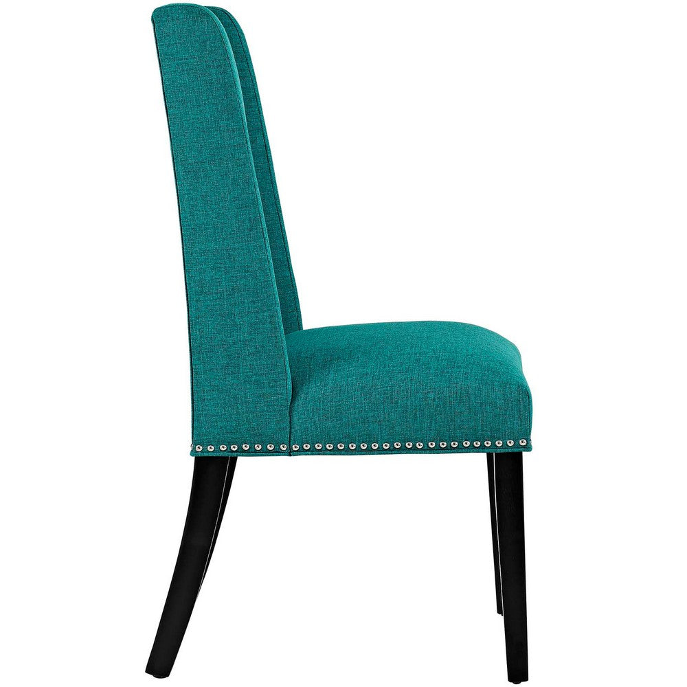 Baron Fabric Dining Chair, Teal - No Shipping Charges