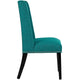 Baron Fabric Dining Chair by Modway| Teal